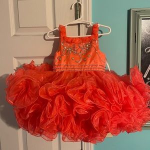 Girls pageant dress